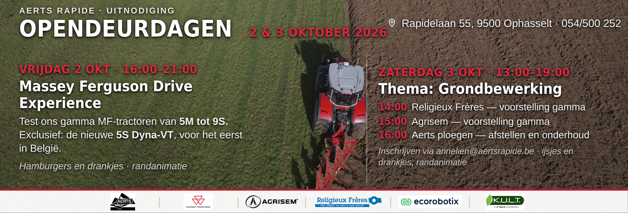 Opendeurdagen 2 & 3 oktober 2026